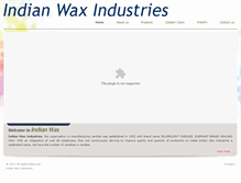 Tablet Screenshot of indianwax.com
